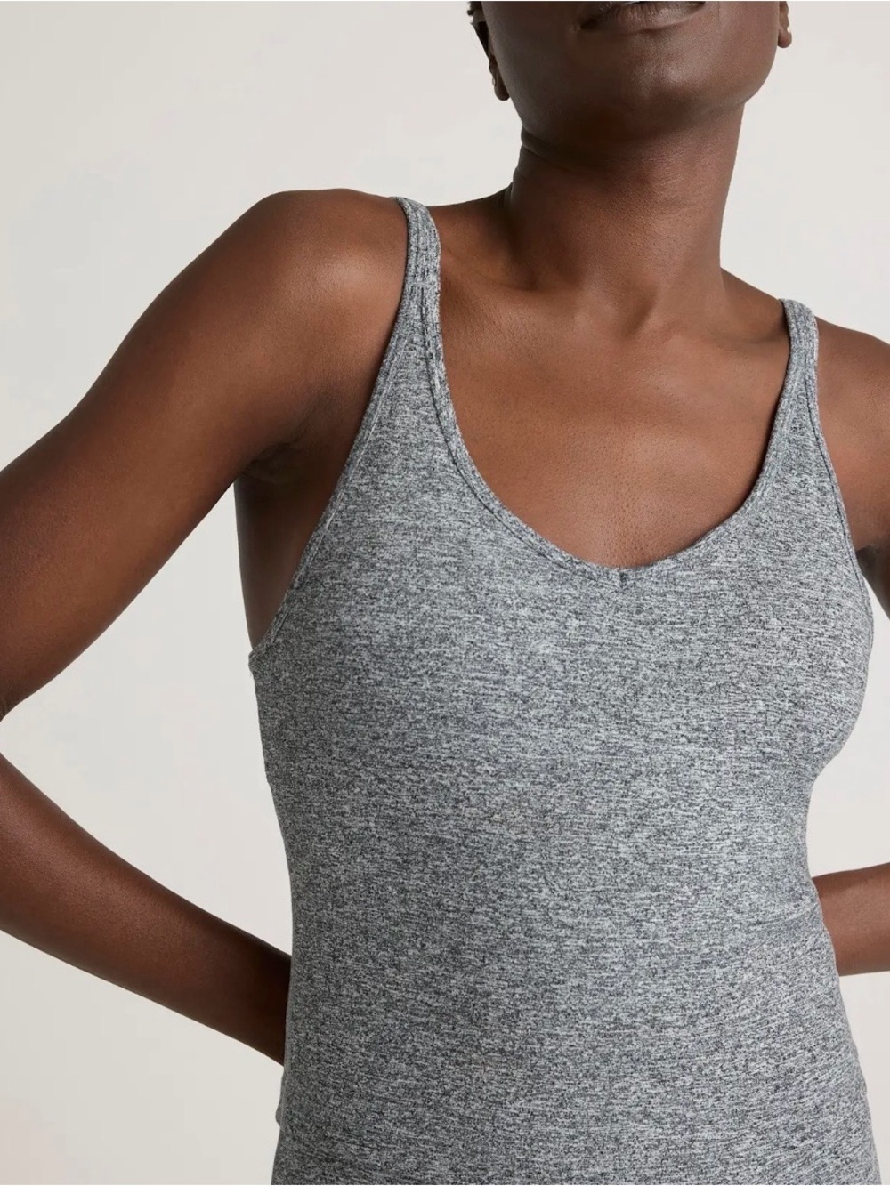 Quince Ultra-Soft strappy cropped tank